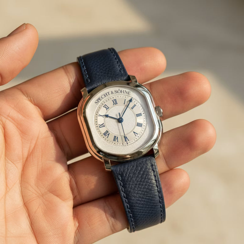 Legace 1908 Blue — Pulseira em Couro Legítimo